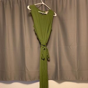 Asos Long Leg Olive Jumpsuit